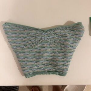 Beginning Boutique Green Tube Top